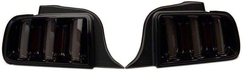 Raxiom 05-09 Ford Mustang Vector V2 LED Tail Lights- Black Housing (Smoked Lens) Raxiom