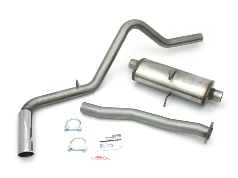 JBA 98-11 Ford Ranger Super Cab 2.5L/3.0L/4.0L 409SS Pass Side Single Exit Cat-Back Exhaust JBA