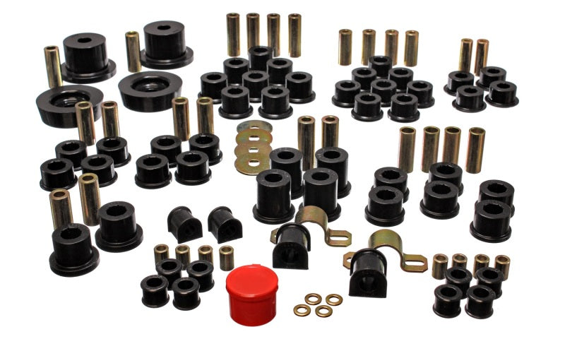 Energy Suspension 90-97 Mazda Miata Black Hyper-Flex Master Bushing Set - eliteracefab.com