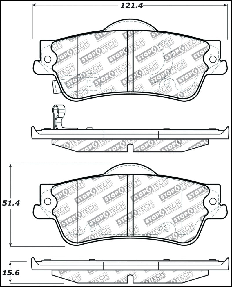 StopTech Performance Brake Pads - eliteracefab.com