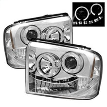 Load image into Gallery viewer, Spyder Ford F250/350/450 Super Duty 05-07 Projector Headlights LED Halo- LED Chrm PRO-YD-FS05-HL-C - eliteracefab.com