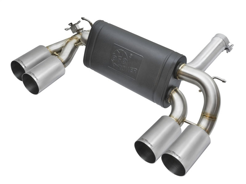 aFe MACHForce XP 3in - 2 1/2in Axle Back 304SS Exhaust w/ Polished Tips 16-17 BMW M2 (f87) aFe