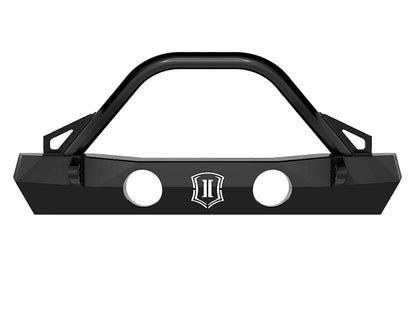 ICON 2018+ Jeep Wrangler JL / 2020+ Jeep Wrangler JT Pro Series Front Bumper w/Bar/Tabs ICON