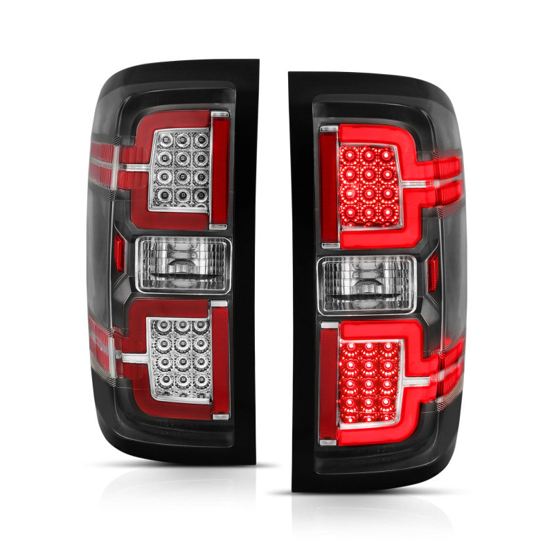 ANZO 2014-2018 Chevy Silverado 1500 LED Taillights Black - eliteracefab.com