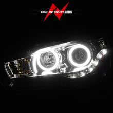 Load image into Gallery viewer, ANZO 2008-2015 Mitsubishi Lancer Projector Headlights w/ Halo Chrome (CCFL)