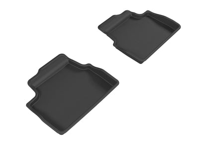 3D MAXpider L1MN01521509 2014-2019 Mini Hardtop 4-Door Kagu 2nd Row Floormats - Black 3D MAXpider