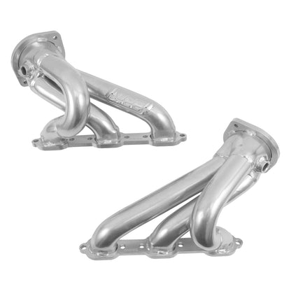 BBK Dodge Challenger Charger 300 V6 3.5 1-5/8 Shorty Headers - Polished Silver Ceramic 06-10 BBK