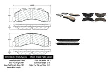 Load image into Gallery viewer, POSIQUIET 10-14 FORD F-150 FRONT CERAMIC BRAKE PADS, 105.14140 - eliteracefab.com