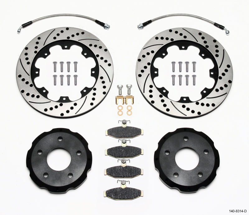 Wilwood Pro-Matrix Rear Kit Drilled 88-96 Corvette C4 Wilwood