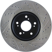 Load image into Gallery viewer, StopTech Slotted &amp; Drilled Sport Brake Rotor Front Right 13 Honda Accord Sport - eliteracefab.com