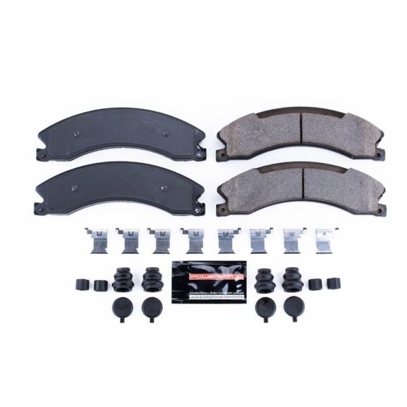 Power Stop 12-19 Chevrolet Silverado 2500 HD Front or Rear Z23 Evolution Sport Brake Pads w/Hardware - eliteracefab.com