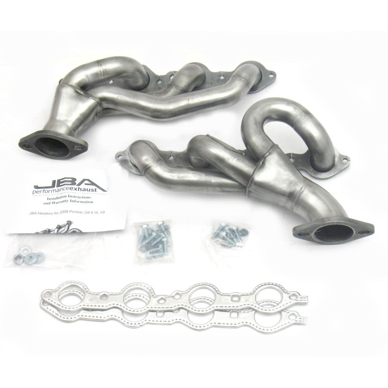 JBA 08-09 Pontiac G8 6.0/6.2L LS 1-3/4in Primary Raw 409SS Cat4Ward Header JBA