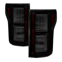 Load image into Gallery viewer, Spyder Ford F150 2015-2017 Light Bar LED Tail Lights - Black Smoke ALT-YD-FF15015-LBLED-BSM - eliteracefab.com