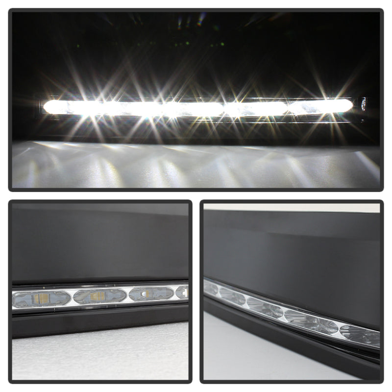 Spyder Toyota Tundra 07-13 Daytime LED Running Lights (XSP-X Model Look)wo/swtch Blk FL-DRL-TTU07-BK - eliteracefab.com