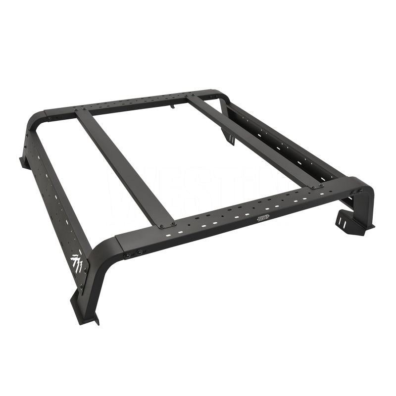 Westin 05-21 Toyota Tacoma 6ft Bed Overland Cargo Rack - Textured Black - eliteracefab.com