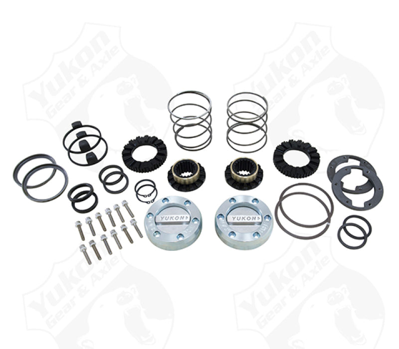 Yukon Gear Hardcore Locking Hub Set For GM 8.5in Front & Dana 44 / 19 Spline - eliteracefab.com