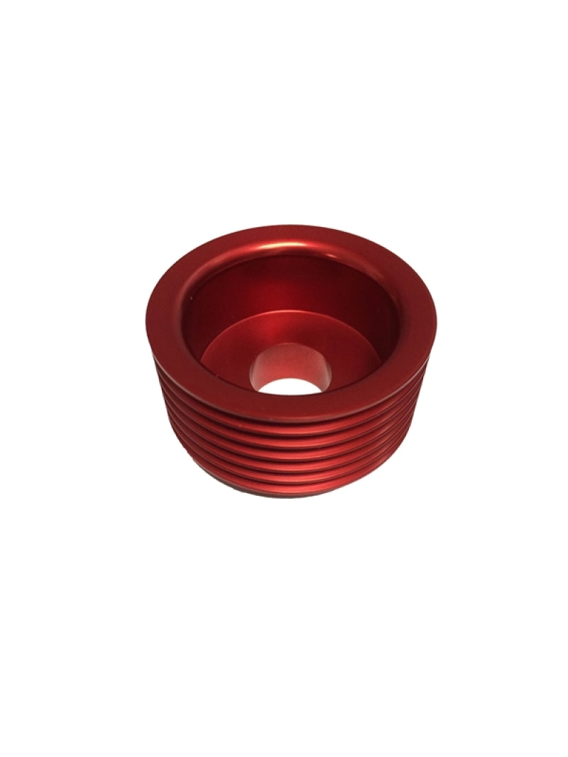 Torque Solution Lightweight Alternator Pulley (Red): Hyundai Genesis Coupe 3.8 2010+ Torque Solution