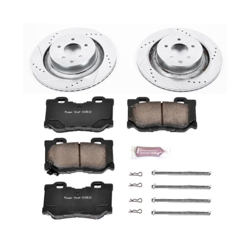 Power Stop 08-13 Infiniti G37 Rear Z23 Evolution Sport Brake Kit - eliteracefab.com