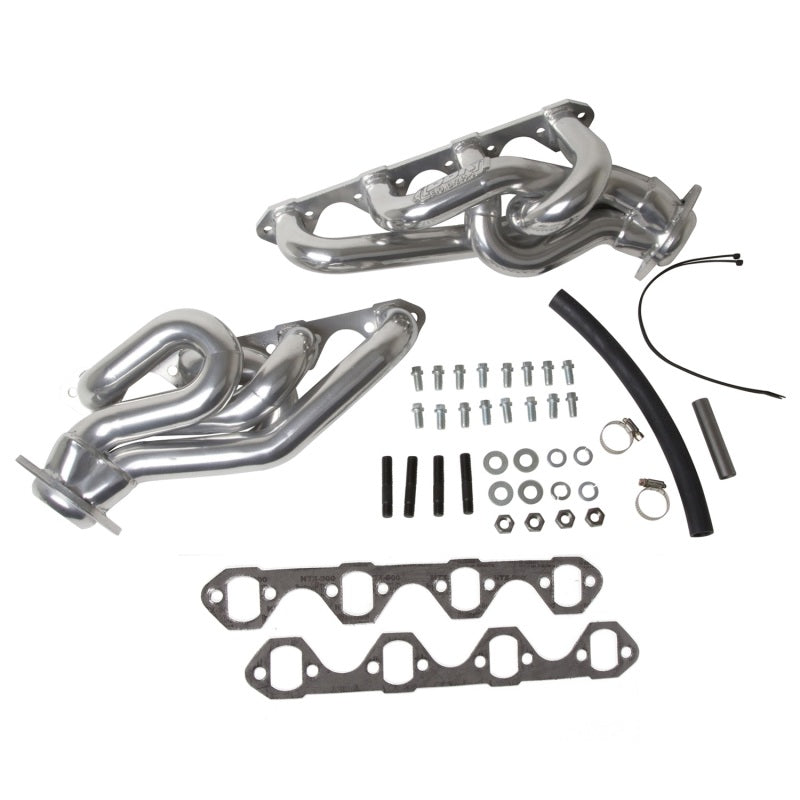 BBK 86-93 Mustang 5.0 Shorty Tuned Length Exhaust Headers - 1-5/8 Silver Ceramic