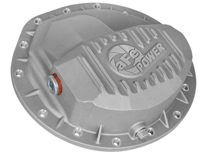 afe Front Differential Cover (Raw; Street Series); Dodge Diesel Trucks 03-12 L6-5.9/6.7L (td) - eliteracefab.com