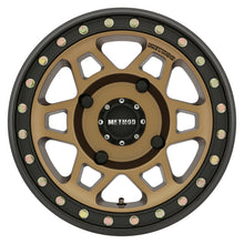 Load image into Gallery viewer, Method MR405 UTV Beadlock 15x7 4+3/+13mm Offset 4x156 132mm CB Method Bronze w/Matte Blk Ring Wheel - eliteracefab.com