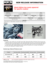 Load image into Gallery viewer, HKS Super SQV4 Blow Off Valve Kit Black Edition FK8 Honda Civic Type-R 2017-2020 - eliteracefab.com