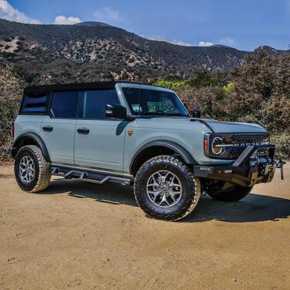 Westin/HDX 2021+ Ford Bronco Drop Nerf Step Bars - Textured Black - eliteracefab.com