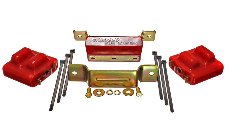 Energy Suspension 88-94 GM Blazer 4WD K Series Red Motor and Transmision Mounts; Zinc Finish - eliteracefab.com