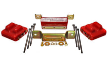 Load image into Gallery viewer, Energy Suspension 88-94 GM Blazer 4WD K Series Red Motor and Transmision Mounts; Zinc Finish - eliteracefab.com