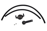 J&L 16-21 Nissan Titan 5.6L Passenger Side Oil Separator 3.0 - Black Anodized