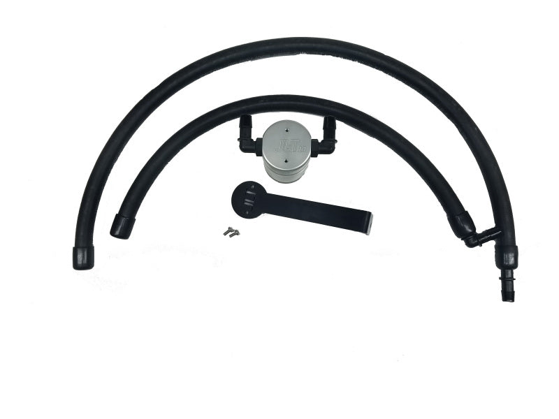 J&L 09-18 Ram 1500 5.7L Passenger Side Oil Separator 3.0 - Clear Anodized - eliteracefab.com