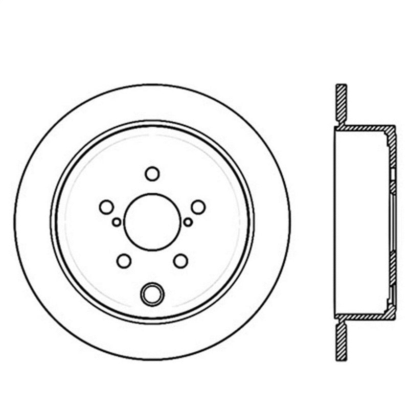 STOPTECH POWER SLOT 08-10 WRX REAR RIGHT SLOTTED ROTOR, 126.47029SR - eliteracefab.com