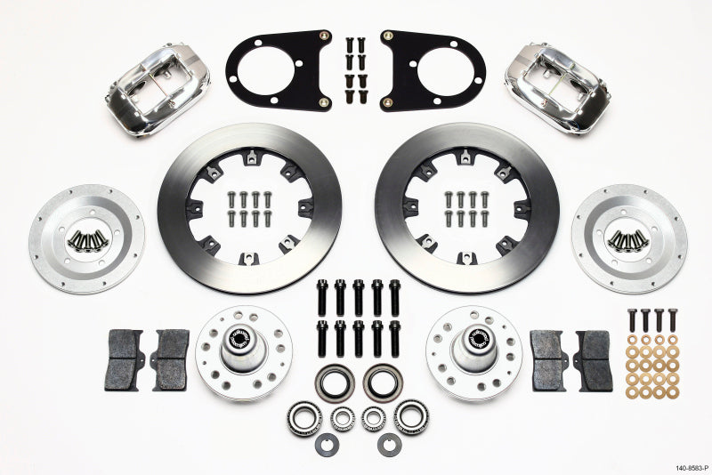 Wilwood Forged Dynalite Front Kit 12.19in Polished 37-48 Ford Psgr. Car Spindle Wilwood