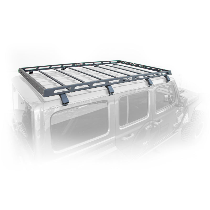 DV8 Offroad 18-21 Jeep Wrangler JL 4-Door Roof Rack - eliteracefab.com