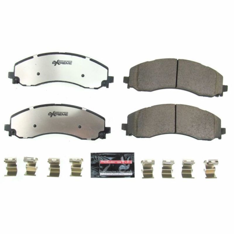 Power Stop 2019 Ram 2500 Front Z36 Truck & Tow Brake Pads w/Hardware - eliteracefab.com