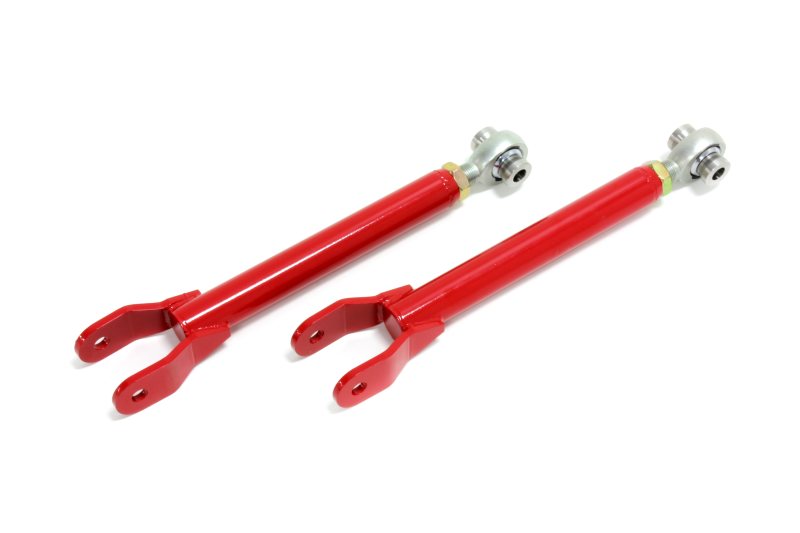 BMR REAR TRAILING ARMS SINGLE ADJ ROD ENDS RED (10-15 CAMARO) - eliteracefab.com