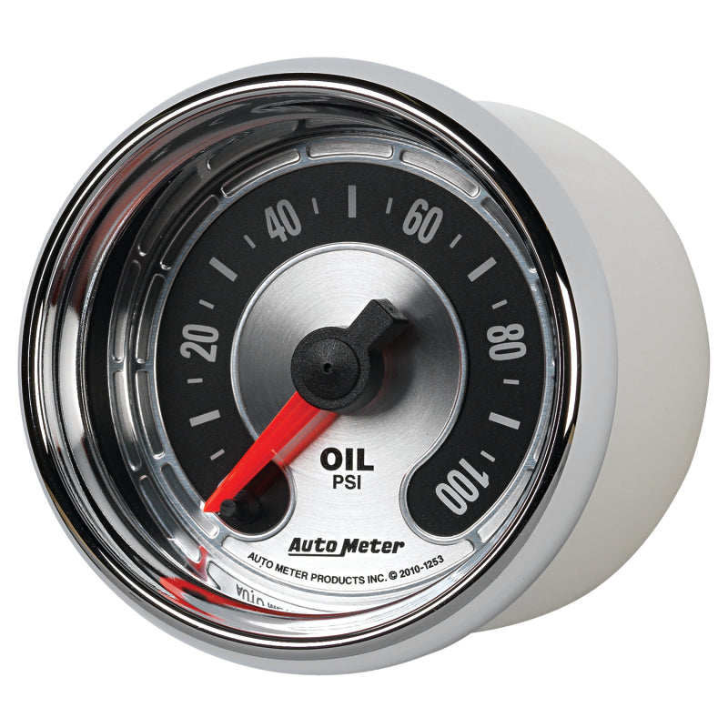 Autometer American Muscle 52mm Full Sweep Electric 0-100 PSI Oil Pressure Gauge 1253