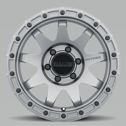 Method MR317 18x9 +18mm Offset 6x5.5 106.25mm CB Matte Titanium Wheel - eliteracefab.com