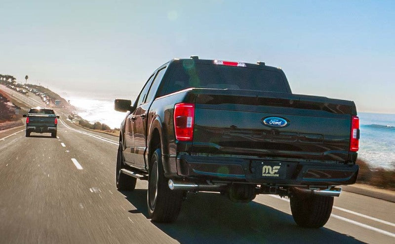 MagnaFlow 2019 Chevy Silverado 1500 V8 5.3L Street Series Dual Split Exit Exhaust w/ Black Tips Magnaflow