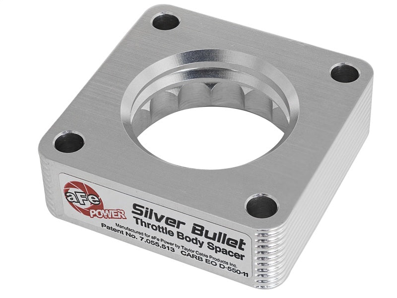 aFe Silver Bullet Throttle Body Spacers TBS Jeep Wrangler (TJ YJ) 91-06 4.0L - eliteracefab.com