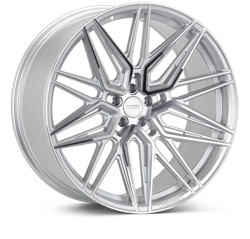 Vossen HF-7 19x9.5 / 5x112 / ET45 / Deep Face / 66.5 - Silver Polished Wheel Vossen