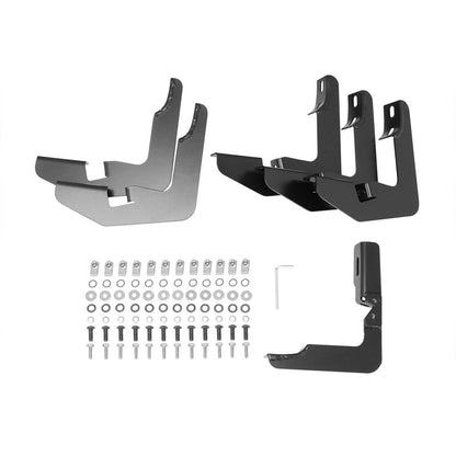 Westin 2005-2018 Toyota Tacoma Double Cab PRO TRAXX 5 Oval Nerf Step Bars - Black - eliteracefab.com