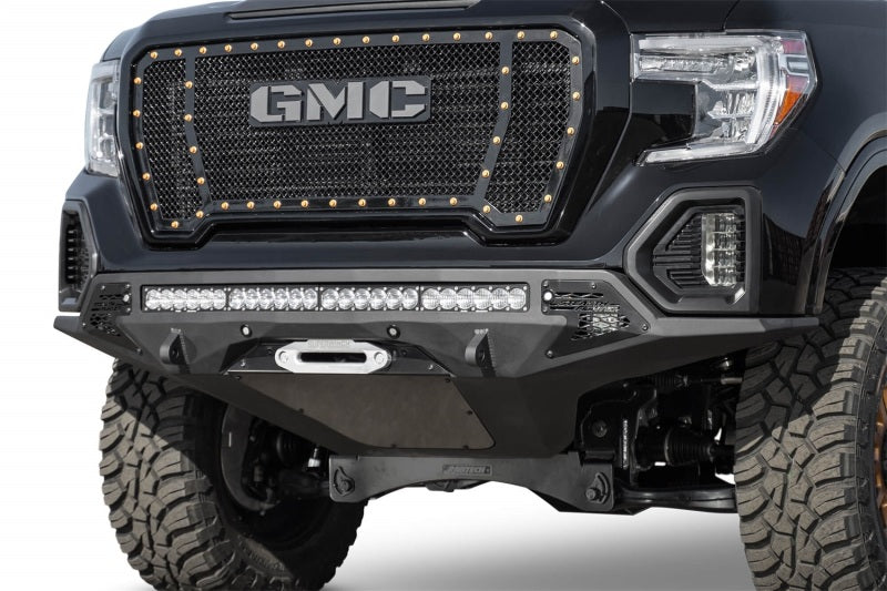 Addictive Desert Designs 2019 GMC Sierra 1500 SF Front Bumper w/ Winch Mount&Sensor Cutout Addictive Desert Designs