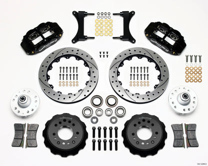 Wilwood Narrow Superlite 6R Front Hub Kit 12.88in Drilled 79-87 GM G Body Wilwood
