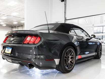 AWE Tuning S550 Mustang EcoBoost Axle-back Exhaust - Touring Edition (Diamond Black Tips) AWE Tuning