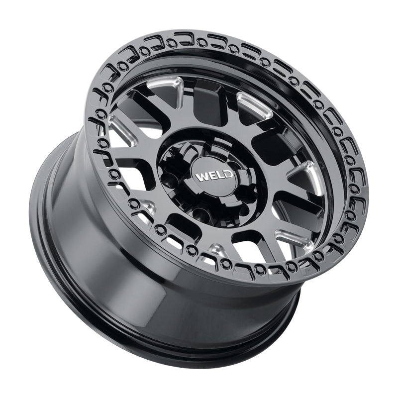 Weld Off-Road W105 17X9.0 Cinch 5X114.3 5X127 ET00 BS5.00 Gloss Black MIL 78.1