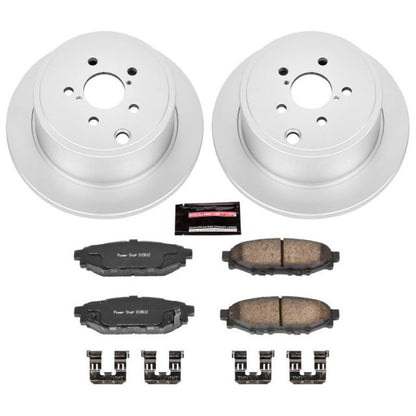 Power Stop 13-16 Subaru BRZ Rear Z17 Evolution Geomet Coated Brake Kit - eliteracefab.com