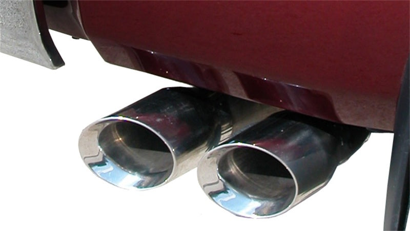 Corsa 11-14 Toyota Tundra Double Cab/Crew Max 5.7L V8 Polished Sport Cat-Back Exhaust - eliteracefab.com