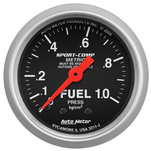 Load image into Gallery viewer, AutoMeter Gauge Fuel Pressure 2-1/16in. 1.0Kg/Cm2 Mechanical Sport-Comp