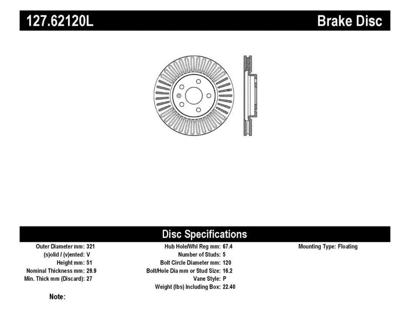 StopTech Slotted & Drilled Sport Brake Rotor - eliteracefab.com